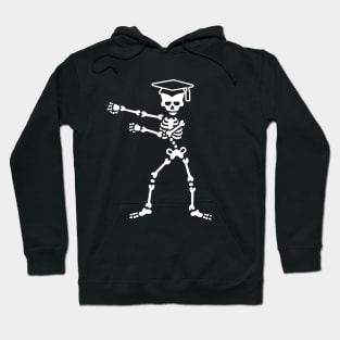 Graduation the floss dance flossing skeleton Hoodie